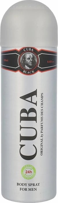 Deodorant për meshkuj Cuba Black 200ml