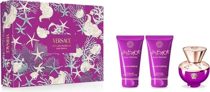 Set Eau de Parfum për femra Versace Dylan Purple Pour Femme 50ml + 50ml + 50ml