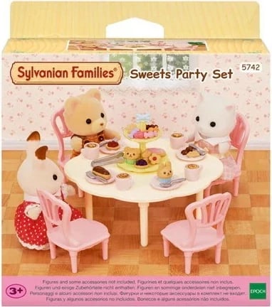 Set lodrash Sylvanian Families Sweets Party, EPOCH, 05742, shumëngjyrësh