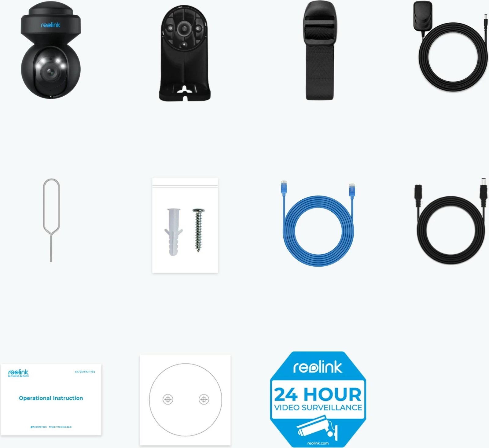 Kamerë sigurie Reolink E Series E540-B, 5MP, Wi-Fi, Pan & Tilt, 3X Zoom, e zezë