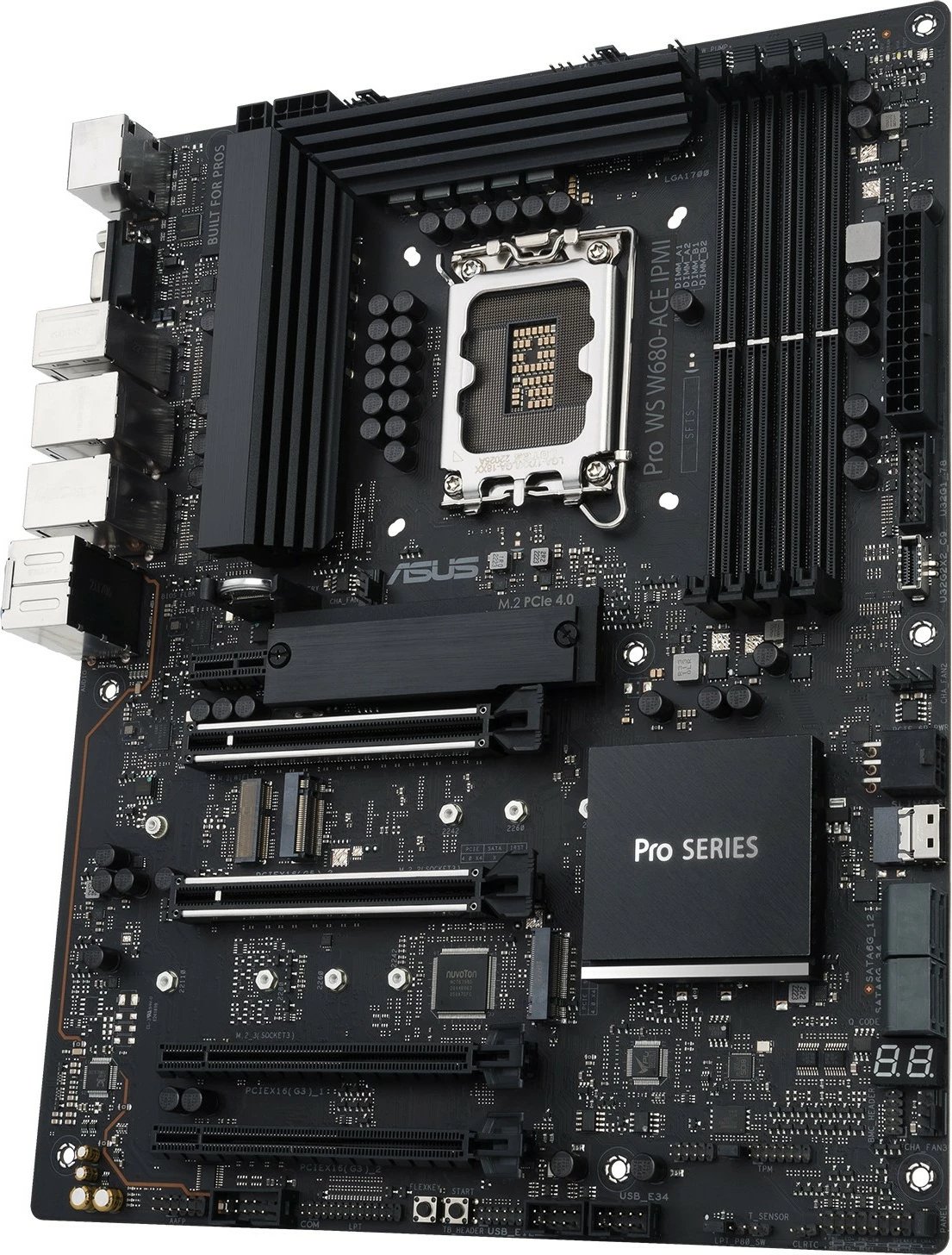 Pllakë amë ASUS PRO WS W680-ACE IPMI, Intel, LGA 1700, DDR5-SDRAM, 128 GB
