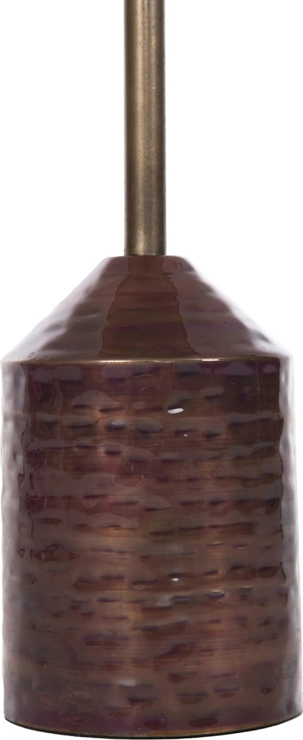 Tavolinë anësore Bombay FH4251.06 metalike, ngjyrë bakri, Φ25.5x51.5H cm