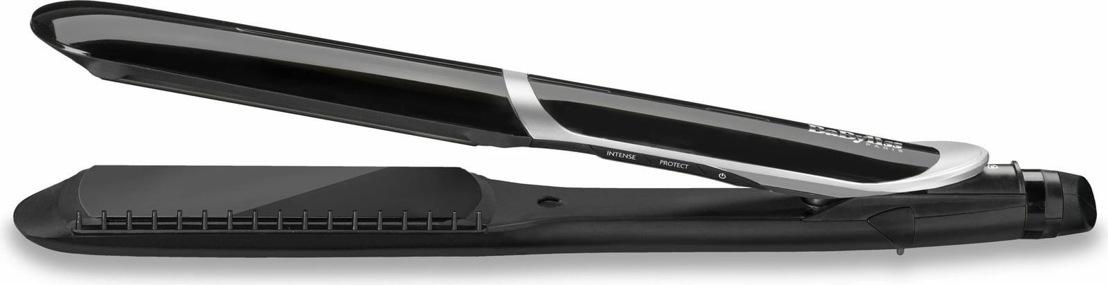 Hekur flokësh BaByliss ST397E Sleek Control Wide, jonizues, i zi