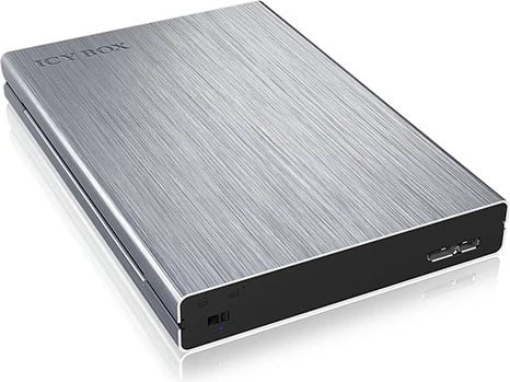 Kuti e jashtme HDD/SSD ICY BOX IB-241WP, 2.5", USB 3.2, alumini, anthracite/silver