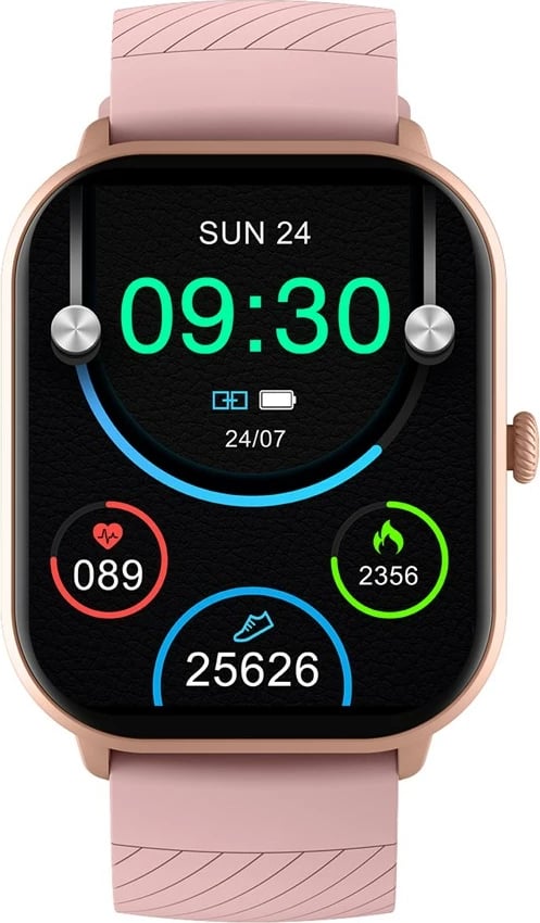 Smartwatch Denver SWC-187RO, 2.04" AMOLED, 280 mAh, Rozë e artë
