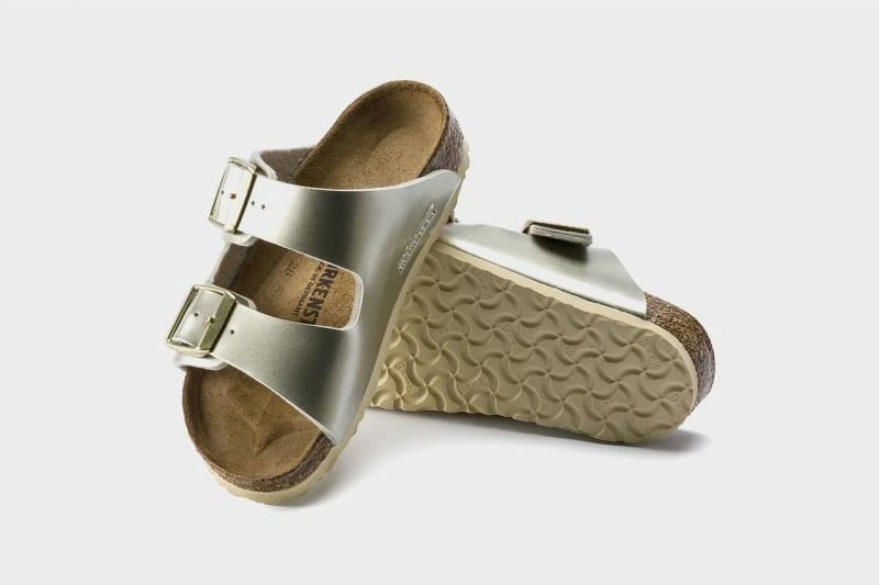 Sandale për fëmijë Birkenstock, të arta
