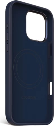 Mbështjellës Decoded AntiMicrobial Silicone Backcover me MagSafe për iPhone 16 Pro Max, Kaltër