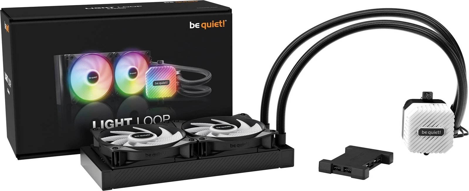 Ftohës uji BE QUIET! LIGHT LOOP 240mm, për procesor, i zi