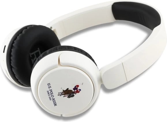 Kufje Bluetooth US Polo Assn. USHPV6PUNH, on-ear, të bardha, DH Color Logo