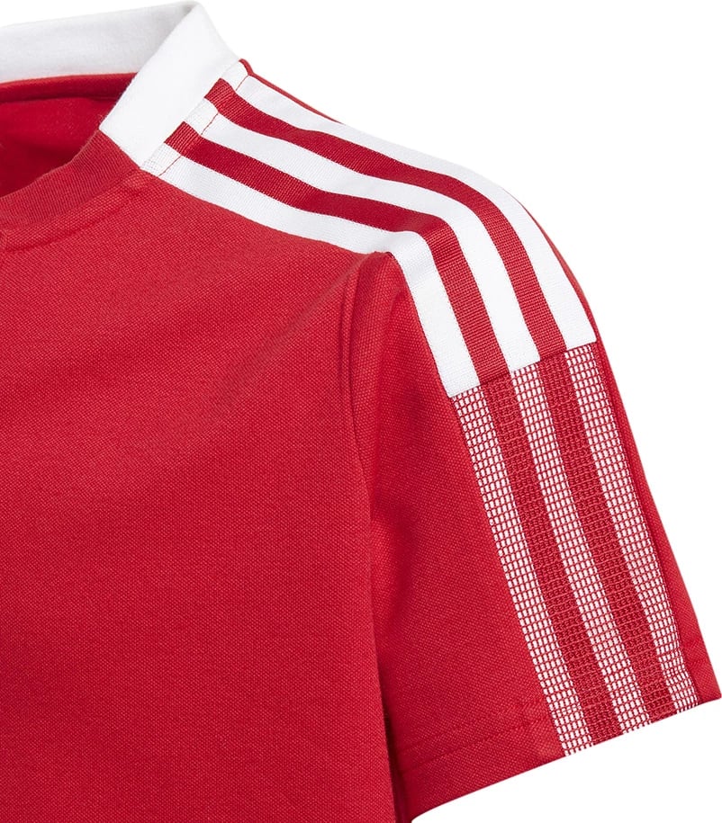 Maicë polo për fëmijë adidas, e kuqe