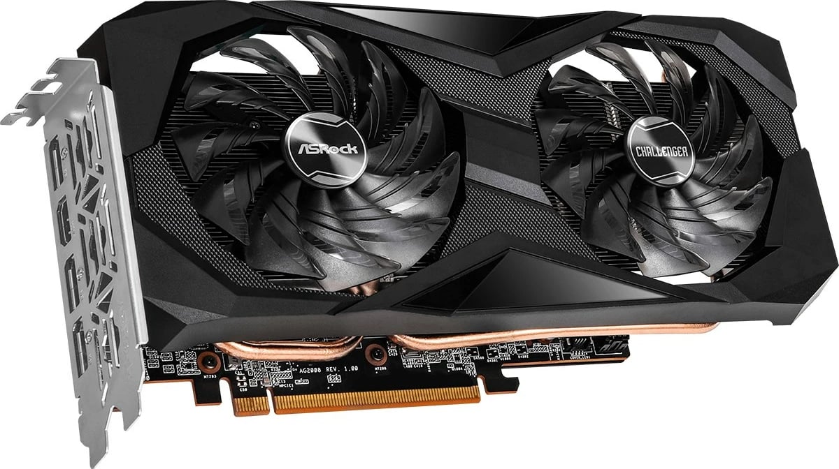 Kartë grafike Asrock Challenger për kompjuter, 8 GB GDDR6