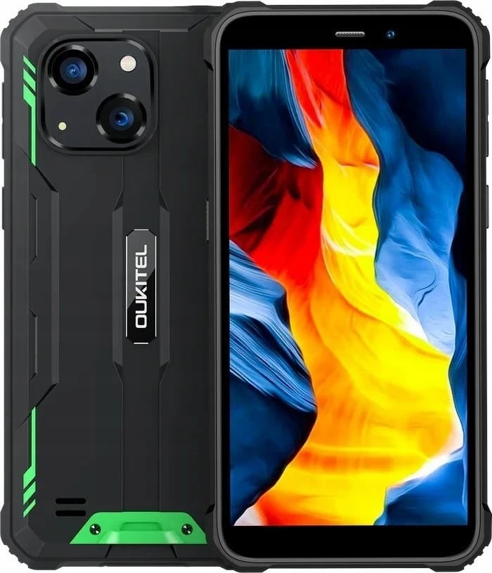 Celular Oukitel G2, 6", 4/64 GB, 6300 mAh, Gjelbër