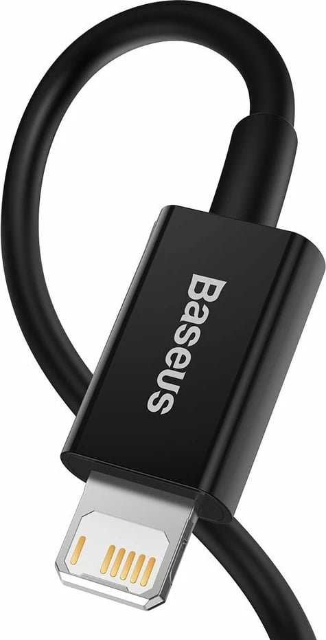 Kabllo Baseus Superior USB në Lightning CALYS-C01, 2m, 2.4A, e zezë