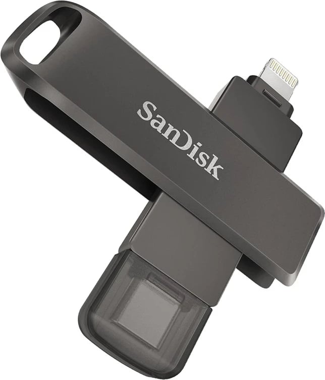 USB Flash SanDisk iXpand, 64 GB, USB Type-C / Lightning, Zi USB Flash SanDisk iXpand, 64 GB, USB Type-C / Lightning, Zi
