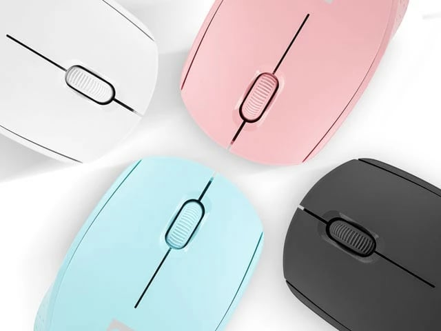 Maus wireless Natec Stork NMY-2001, 1600 DPI, Blu
