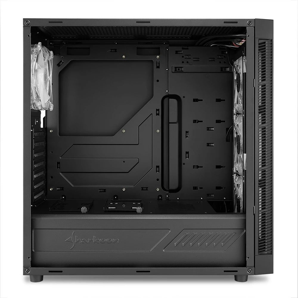 Kasë Sharkoon TG5 Pro RGB, Midi Tower, ATX, micro ATX, Mini-ITX, E zezë