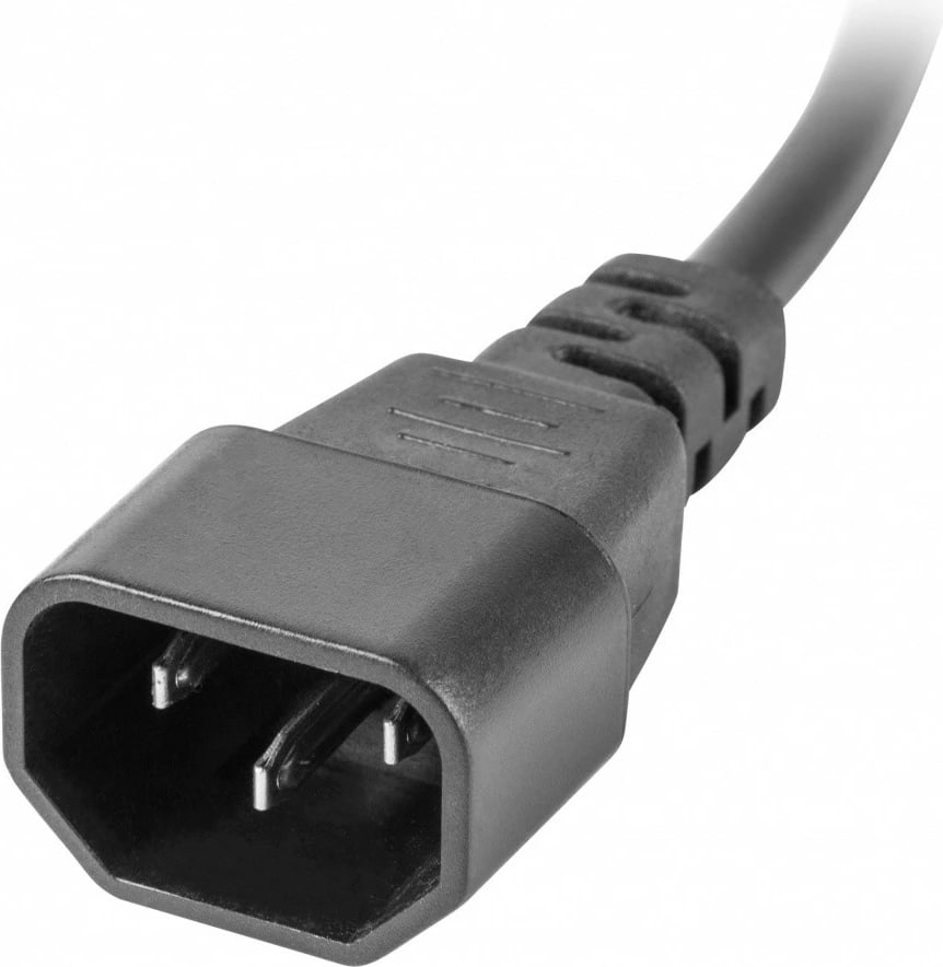 Listë elektrike rack Lanberg PDU-10I-0200-IEC-BK, 1U, 10x IEC C13, 2m, C14, e zezë