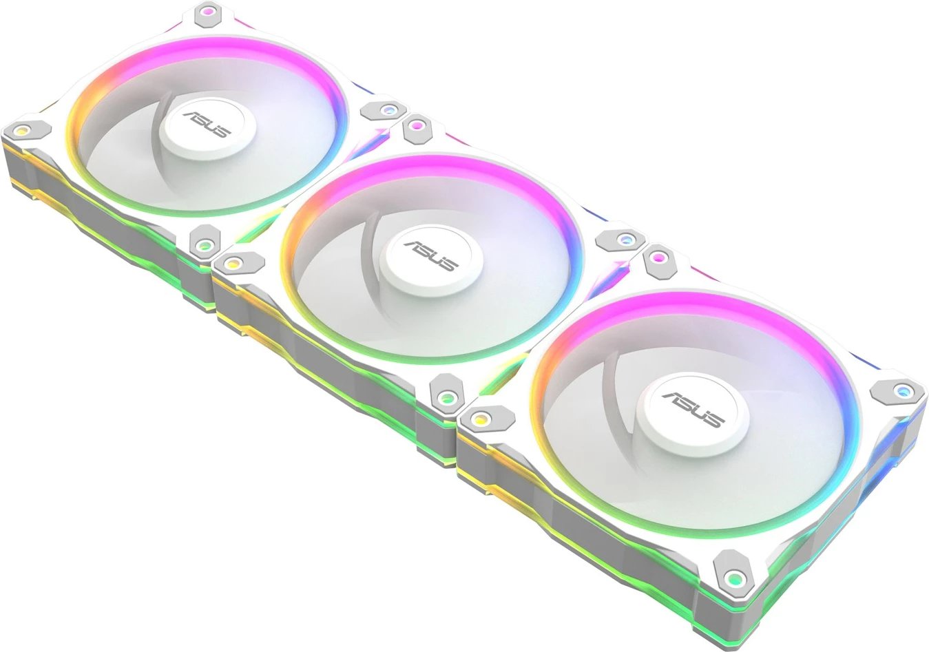Set ventilatorë për kasë ASUS Prime MR120 Fan ARGB Reverse, 12 cm, 3 copë, Bardhë Set ventilatorë për kasë ASUS Prime MR120 Fan ARGB Reverse, 12 cm, 3 copë, Bardhë