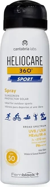 Spray për diell Heliocare 360º Sport SPF 50, 100ml