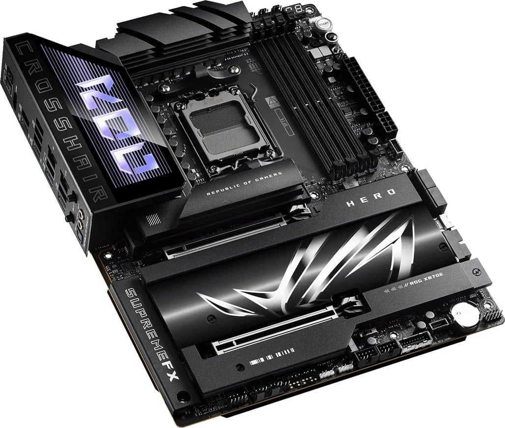 Pllakë amë ASUS ROG CROSSHAIR X870E HERO, Socket AM5, ATX Pllakë amë ASUS ROG CROSSHAIR X870E HERO, Socket AM5, ATX