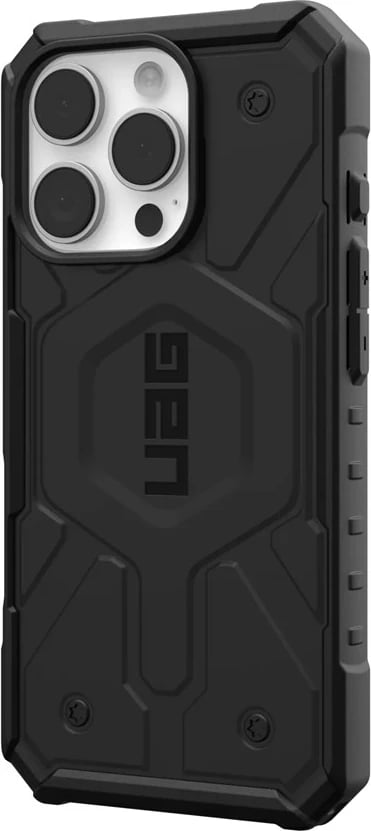 Mbështjellës Urban Armor Gear Pathfinder për celular, për Apple, 16 cm (6.3"), TPU, i zi