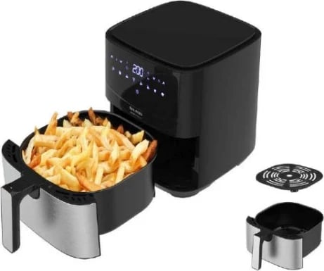 Fritezë me ajër të nxehtë Taurus AF1450XD, 5 L, e zezë, çelik inox