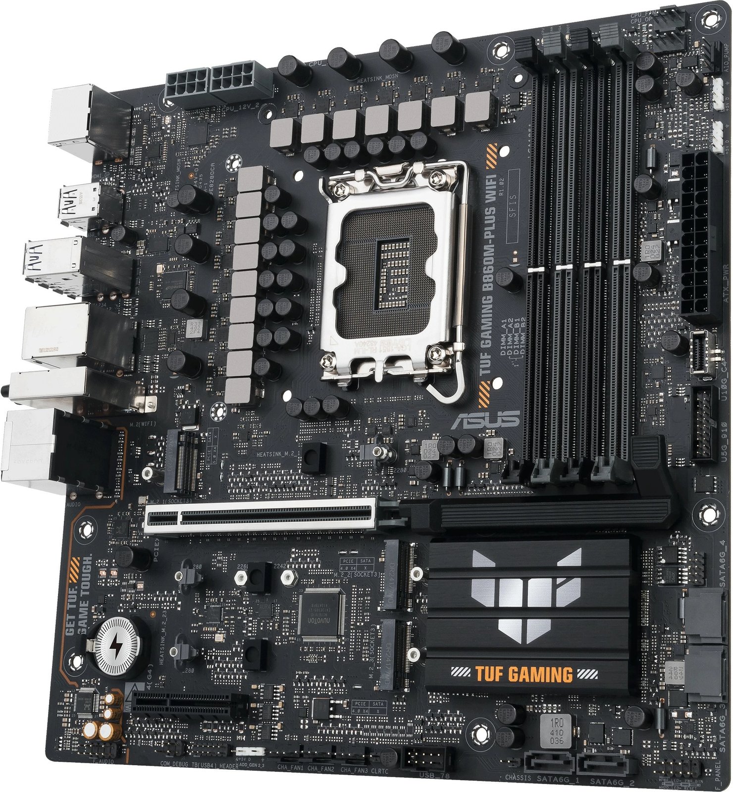 Pllakë amë ASUS TUF GAMING B860M-PLUS WIFI, LGA1851, micro ATX