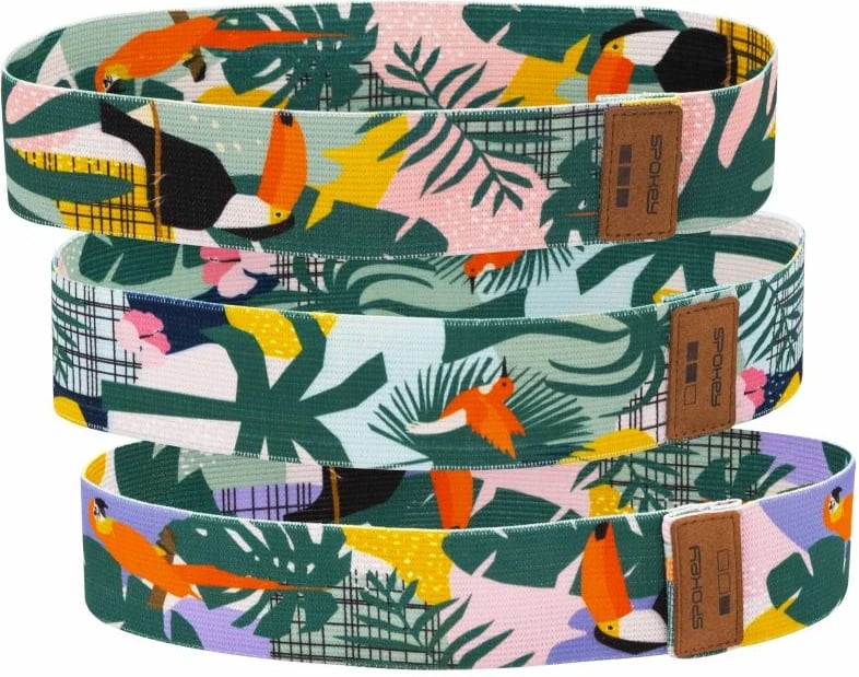 Set i shiritave stërvitore Spokey Home Jungle për meshkuj dhe femra
