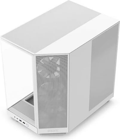 Kasë NZXT H6 Flow RGB, Midi Tower, xham i temperuar, e bardhë