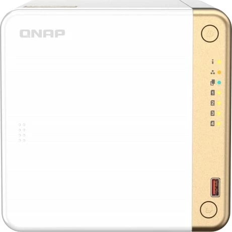 NAS Qnap TS-462-4G, 4GB RAM, Intel Celeron N4505, e zezë