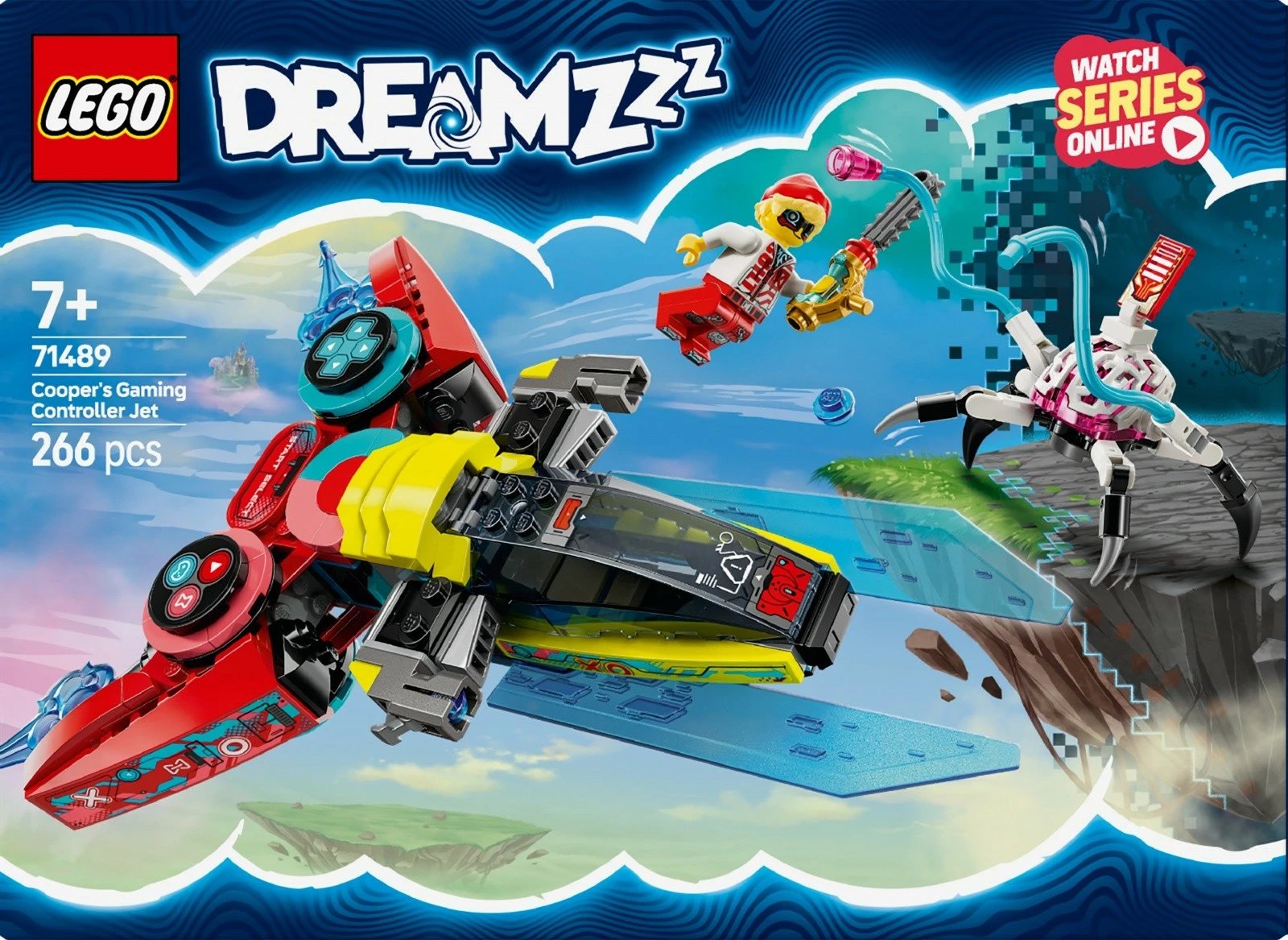 Set ndërtimi LEGO DREAMZzz 71489 Jet Controller Cooper, 266 pjesë