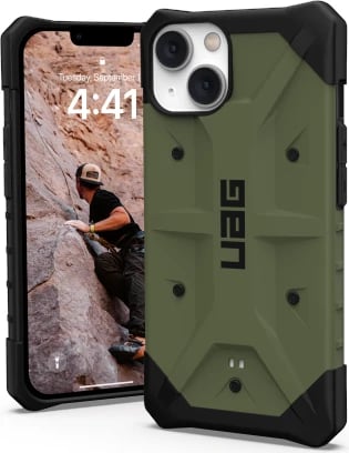 Mbështjellës UAG Pathfinder për iPhone 14 Plus, i gjelbër