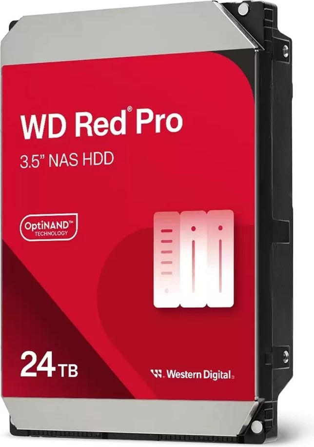 HDD WD Red Pro WD241KFGX, 24 TB, 3.5 inç, 512 MB, 7200 rpm