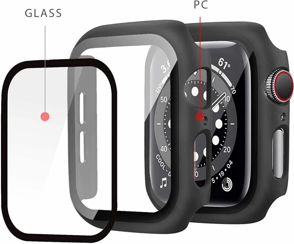 Mbështjellës Tech-Protect Defense360 për Apple Watch 7/8/9 45mm, Transparent