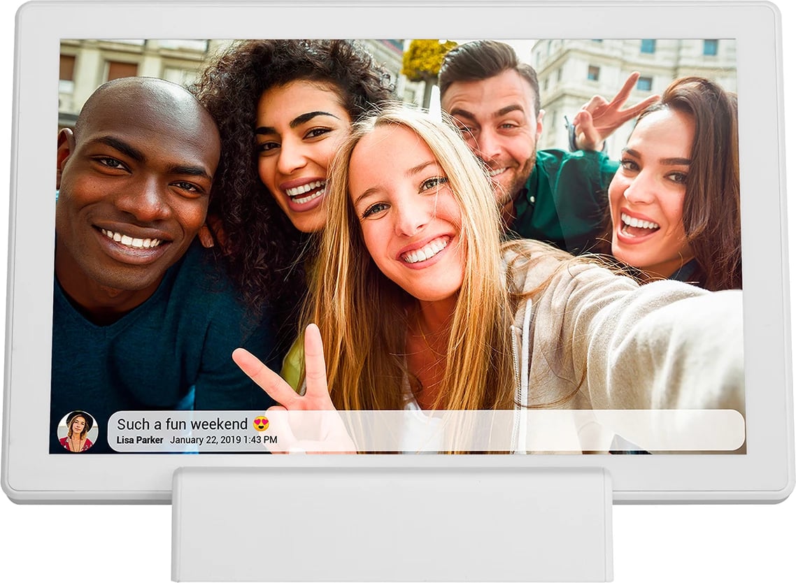 Kornizë digjitale Denver Frameo PFF-1070W, 10.1", 16 GB, e bardhë Kornizë digjitale Denver Frameo PFF-1070W, 10.1", 16 GB, e bardhë