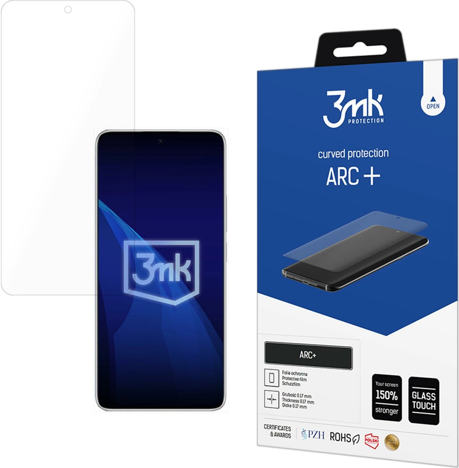 Folje mbrojtëse për ekran, 3mk Protection ARC+, për Xiaomi Redmi Note 14 5G