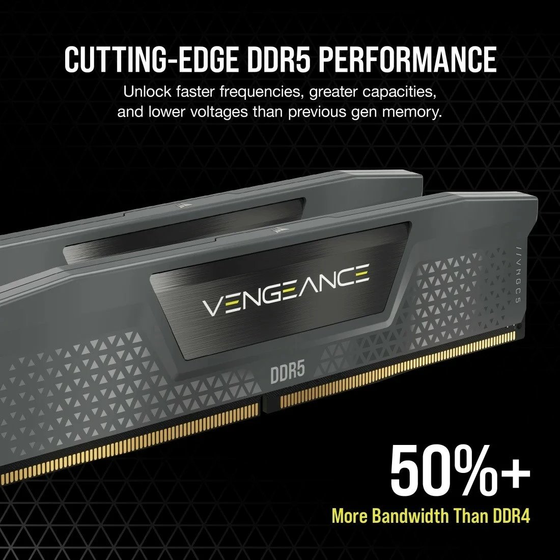 RAM Memorje Corsair Vengeance DDR5, 32GB (2x16GB), 6400MHz, CL32, Gri
