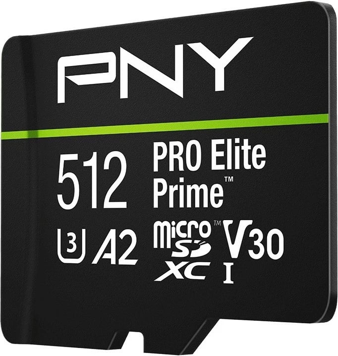 Kartelë memorie microSDXC PNY Elite Prime 512GB me adapter SD