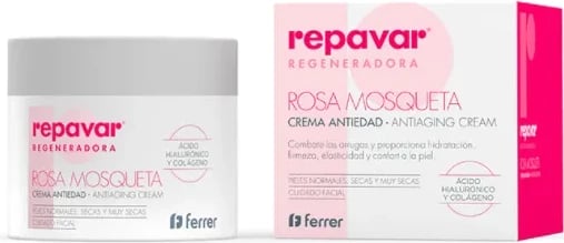 Krem fytyre anti-rrudhë REPAVAR Regenerate me vaj trëndafili të egër, 50ml