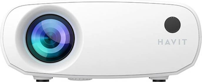 Projektor wireless Havit PJ207 PRO, 1280x720p, Android TV 9.0, Wi-Fi, Bardhë