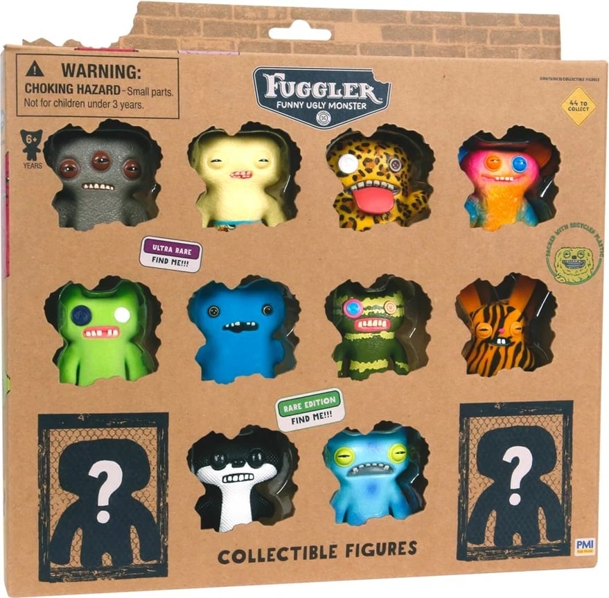 Set figurina koleksionuese Fuggler P.M.I. Kids World S1, 12 copë, Deluxe Box