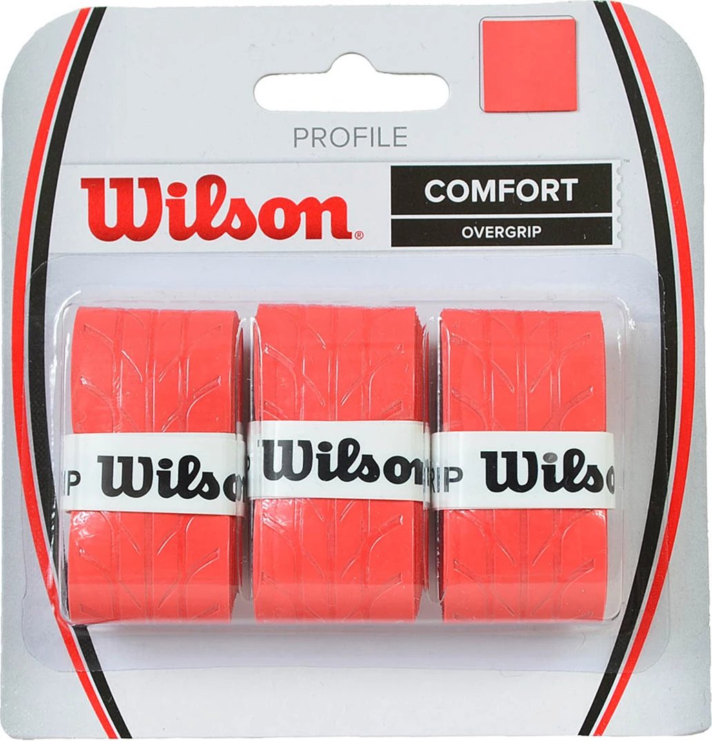 Overgrip për tenis Wilson, të kuqe
