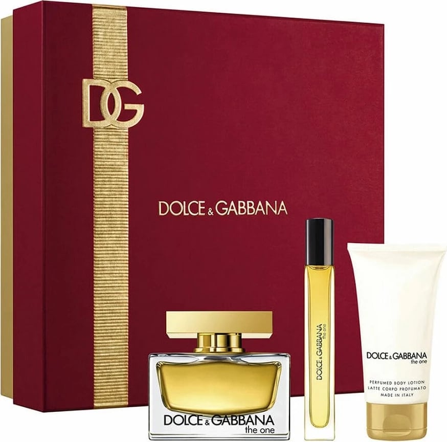 Set Eau de Parfum për femra Dolce & Gabbana The One, 75ml + 10ml + balsam trupi 50ml