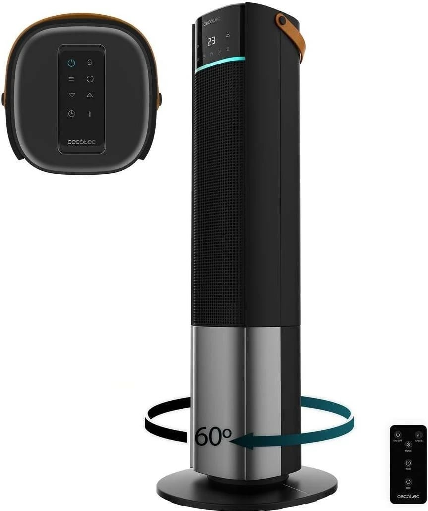 Ngrohës elektrik Cecotec ReadyWarm 2070 Max Ceramic Rotate Smart, 2000W, i zi