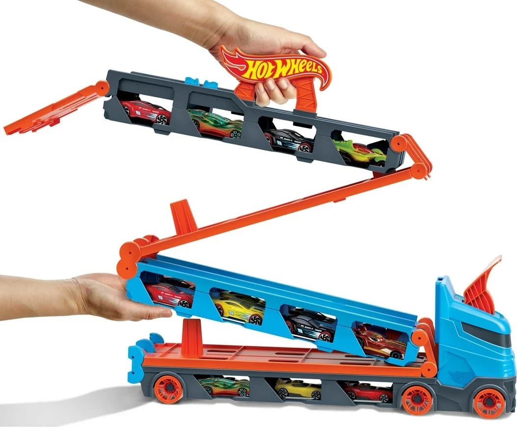 Hot Wheels City Speedway Hauler, MATTEL, Multi