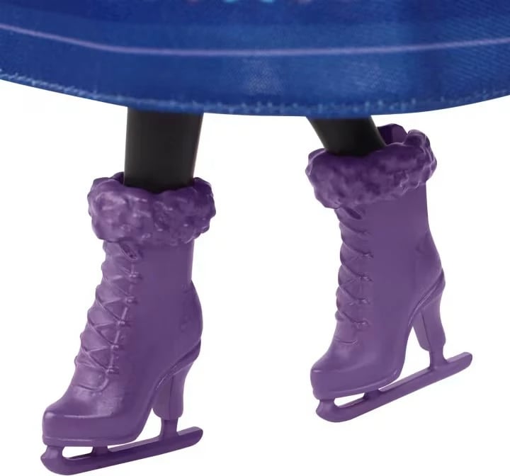 Kukull Anna Disney Frozen me patina, Mattel JBG54, për vajza