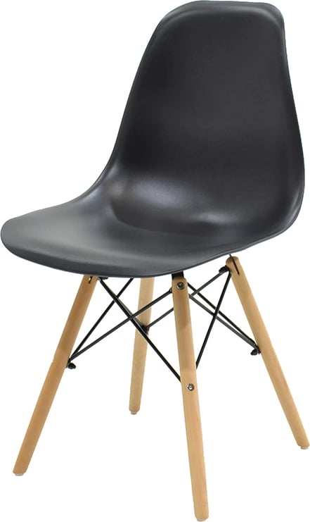 Set mobiljesh për studentë, tavolinë, karrige, raft, ngjyrë gri, e zezë, walnut, 3 copë