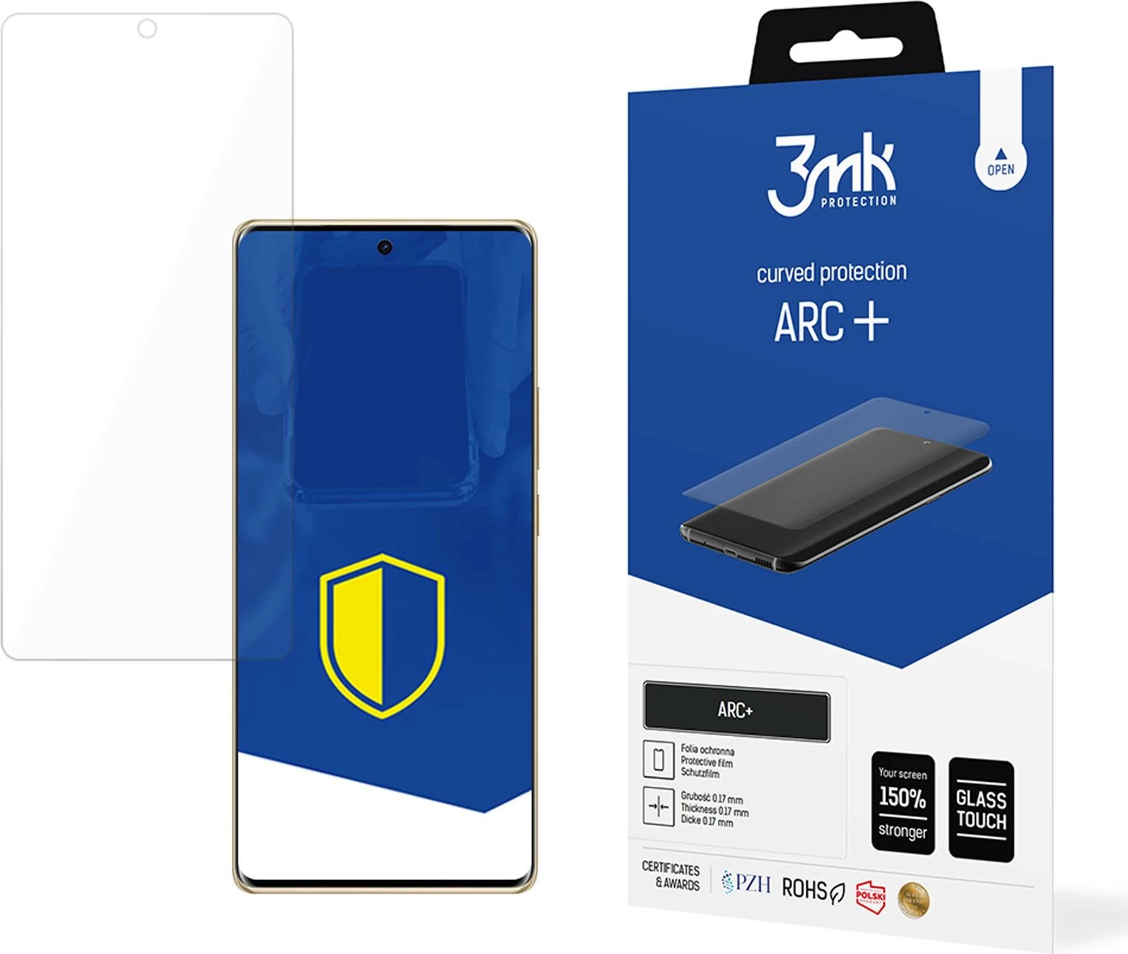Mbështjellës mbrojtës 3mk ARC+ për Infinix Note 40 Pro, transparent