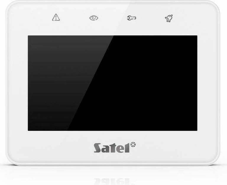 Tastierë me ekran prekës SATEL 4.3", e bardhë