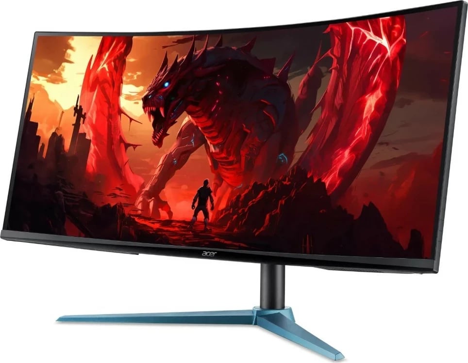 Monitor Acer ED340CUJ0BMIIPX, 34 inç, LED, 3440x1440, FreeSync Premium Pro, i zi